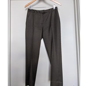 Sisley dark olive green wool pants